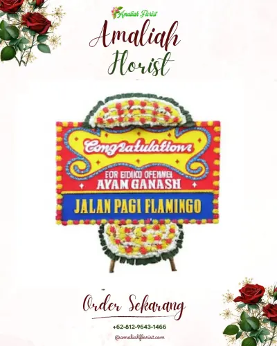 Bunga Papan Congratulation di Panenjoan